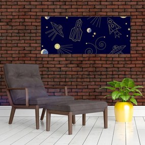 Kép - Univerzum (120x50 cm)