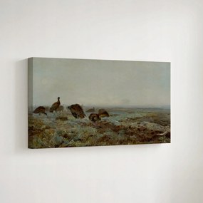 Vászonkép „Dropie ” Józef Chełmoński 1886, 70x50cm