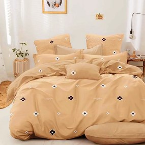 Pamut ágynemű Homa ROMEA BEIGE 7-rézes 140X200 cm