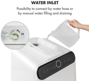 Klarstein Oceana, mosogatógép, 860 W, F energiahatékonysági osztály, szabadon álló, beépítés nélkül, fehér