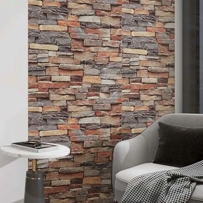 Öntapadós tapéta fürdőszoba konyha vinil 45x600cm Tégla utánzat