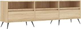 vidaXL sonoma tölgy színű szerelt fa fali TV-szekrény 150x30x44,5 cm