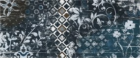 Kép virágos dekorációval (120x50 cm)