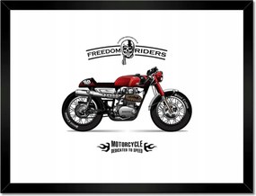 Poszterek keretben 40x30 Motorkerékpár Antik Vintage