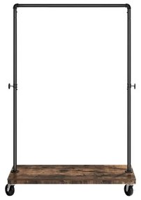 LINEA mobil álló ruhafogas, barna/fekete