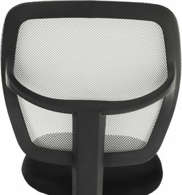 Forgószék, szürke/fekete, MESH
