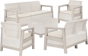 Scandi Big linea duo kerti bútor szett jute tárolós asztallal