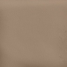 cappuccino műbőr loveseat kanapé 110 cm