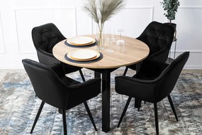 Fekete Bársony Étkezőszék. POLA