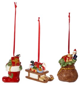 Karácsonyi díszek, 3 darabos szett, Nostalgic Ornaments kollekció- Villeroy & Boch