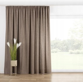 Függöny ráncoló szalaggal 1 db 140x260cm bézs