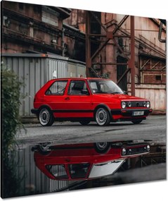 Vászonkép 90x90 Vw Golf Two 2 II Gtd