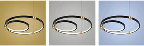 MORETTI MO5798 DIFFERENT Fekete Színű Függeszték LED 3000-4000-6000K IP20