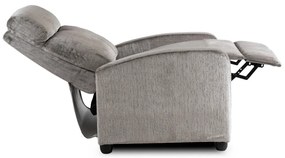 TV és Relaxfotel Szürke Bársony Kárpittal. DANNY