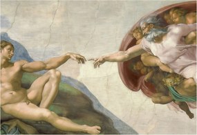 Fotótapéta Flizelin Fali ragasztó szett Spirituális érintkezés 152x104 Ragasztó