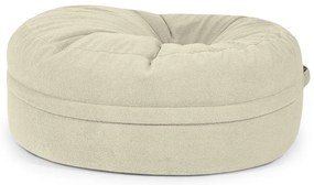 Világosszürke buklé babzsákfotel Roll 135 – SLOWDOWN