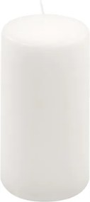 Oszlopgyertya szett 15 cm × Ø7.5 cm 4 db paraffinból fehér