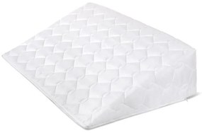 Bellatex Fehér, varrott, ék alakú fejtámla, 80 x50 x 20 cm