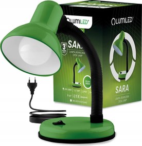 Iskolai Asztali Lámpa Állítható Éjjeli Álló E27 Zöld