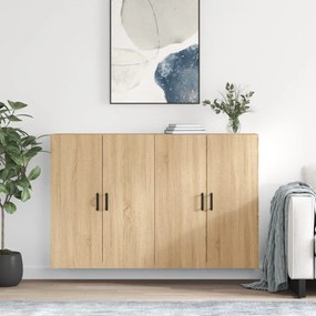 2 db sonoma tölgy fali szekrény 69,5 x 34 x 90 cm