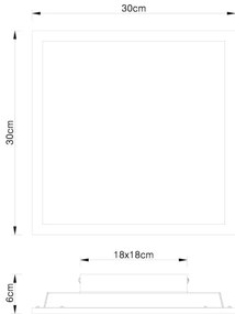 Globo 416080D1 - LED Mennyezeti lámpa DORO LED/12W/230V