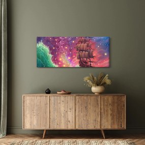 Kép - Hajó űr égbolttal (120x50 cm)