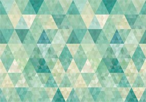 Fotótapéta Geometria mozaik pasztell absztrakt háromszögek 208x146 +ragasztó
