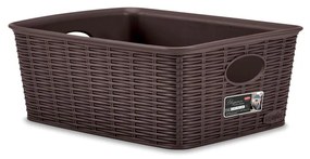 STEFANPLAST Elegance M Magas tárolókosár, barna