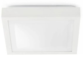FARO TOLA-1 fürdőszobai mennyezeti lámpa, fehér, E27 foglalattal, IP44, 62968