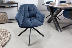 PAPILLON design forgatható szék - kék