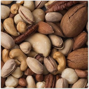 Poszterek 100x100 Keverék dió mix