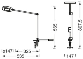 Ledvance - LED Dimmelhető lámpa csipeszes SUN@HOME LED/15W/230V CRI 95 Wi-Fi
