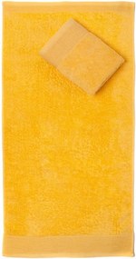Fürdőszobai Törölköző Aqua 70x140 500G Frottír Sárga
