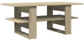 Sonoma tölgy színű szerelt fa dohányzóasztal 102 x 55 x 42 cm