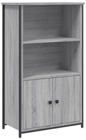 szürke sonoma szerelt fa magasszekrény 62 x 32 x 103,5 cm