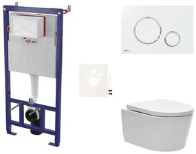 Fali WC szett SAT előtétfalas szereléshez + SAT Brevis WC SIKOSSBR70K