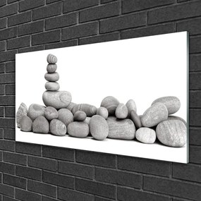 Üvegkép falra kövek Art 125x50 cm