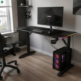 NERO állítható gamer asztal 160 × 60 cm