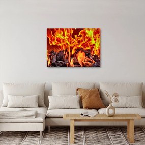 Az égő szén képe (70x50 cm)