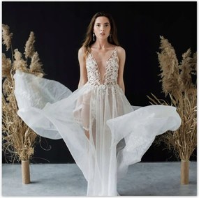 Poszterek 30x30 Menyasszony fehér ruhában