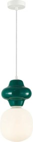 Italux modern függeszték latera fehér matt fehér opál zöld itxpnd-94331-1l-grn