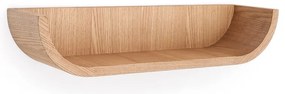 Natúr színű fali polc kőrisfa dekorral 60 cm Salaya – Kave Home