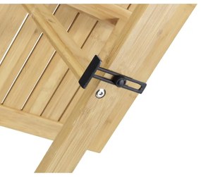 WENKO 69806800 - WAIKIKI asztal 64x65 cm fehér/barna