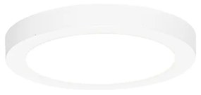 BeĂ©pĂtett vagy felĂŒletszerelt reflektor fehĂ©r 18 cm LED-del, 3 fokozatĂș tompĂtĂĄs meleg fĂ©nyre - Trans