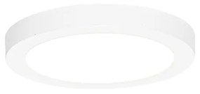 Süllyesztett vagy felületre szerelt spot fehér 18 cm LED-del 3 fokozatú fényerő-melegítés - Transz