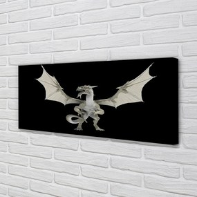 Canvas képek fehér sárkány 100x50 cm