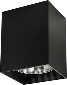 POLUX 307804 JUPITER Kocka Mennyezeti Lámpa Fekete E27 IP20