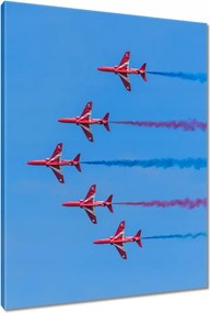 Vászonkép 70x100 Repülőgépek bemutató