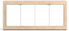 Komód RUNEA sonoma tölgy/fehér