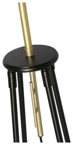 Fekete állólámpa (magasság 154 cm) Tegola – Candellux Lighting